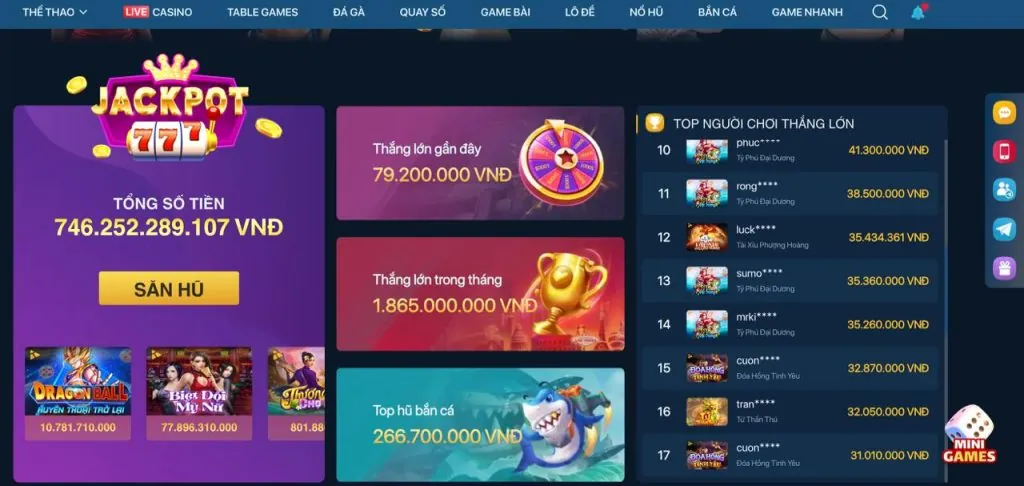 Tổng hợp các trò chơi cá cược tại 5keo: thể thao, casino, nổ hũ, bắn cá